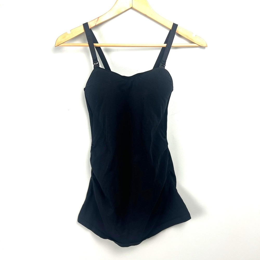 Pure Secret LC Waikiki Black Maternity Nursing Camisole‎ Tank Top Small